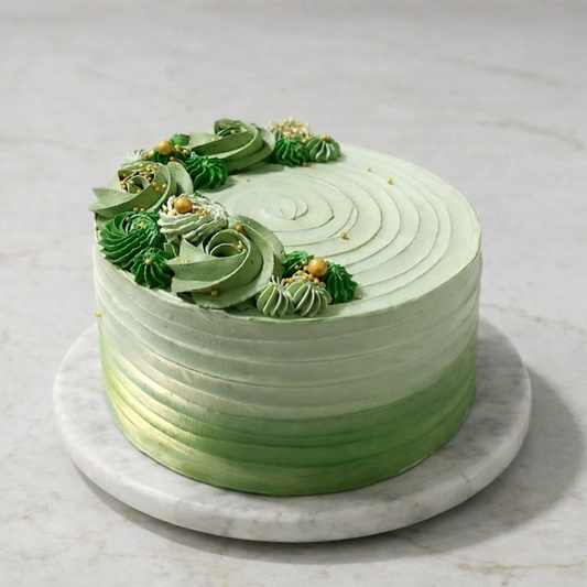 Green Blush Ombré Cake
