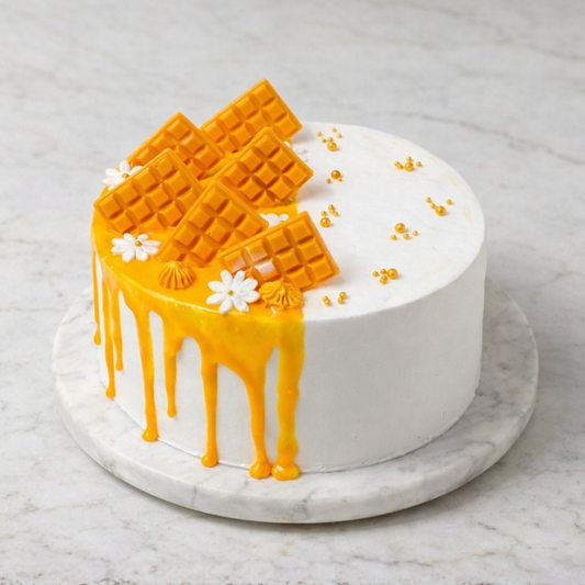 Mango Waffle Dream Cake